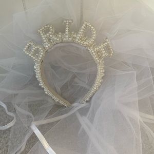 Bachelorette bride veil